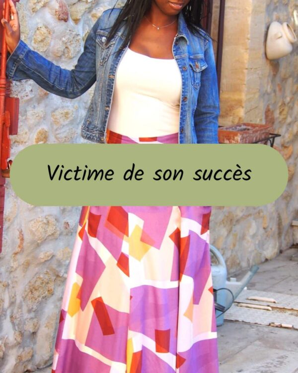 jupe pam motif graphique