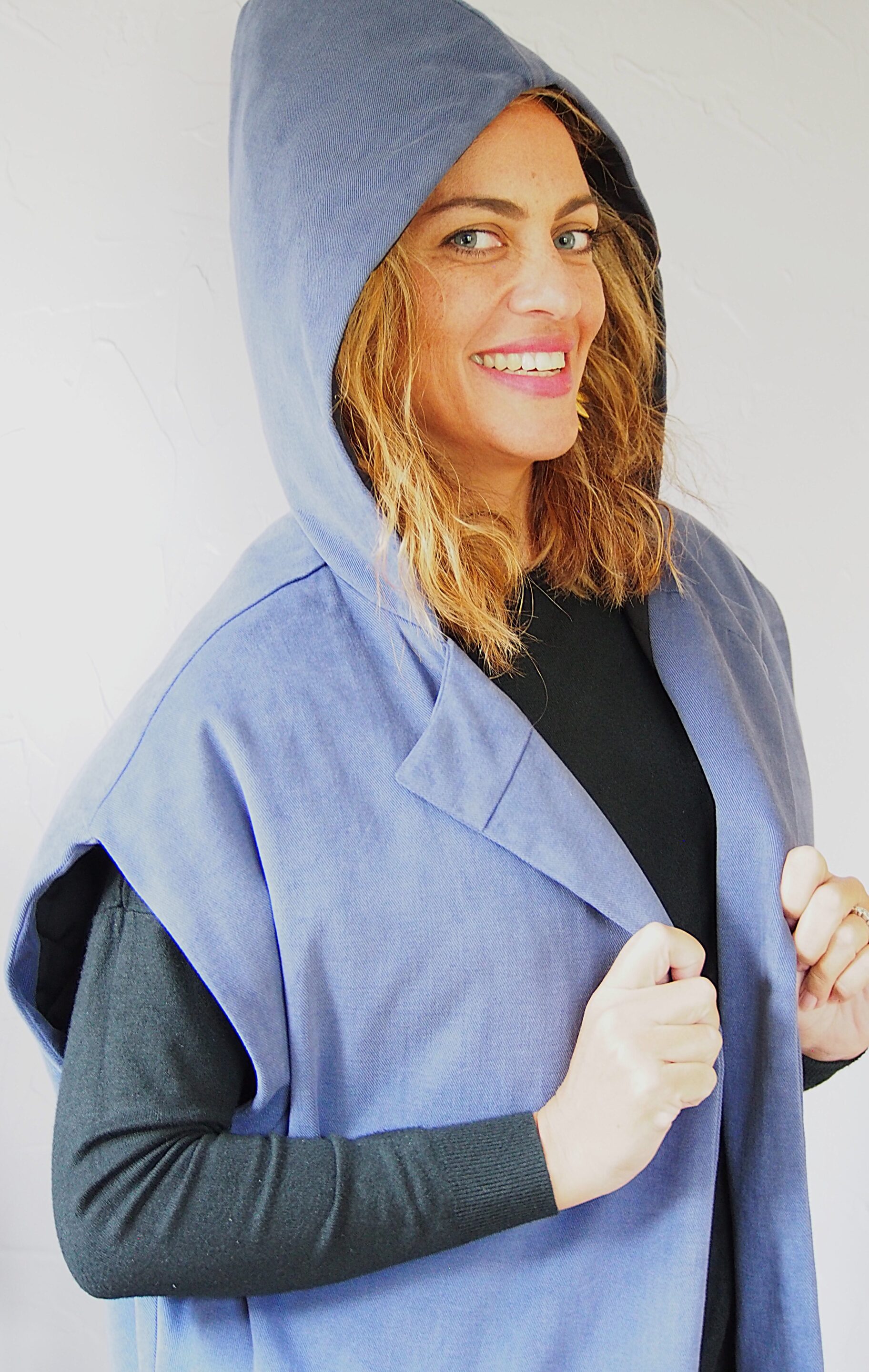 Veste Marj - Coton bleu