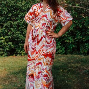 Robe longue Lydia vue de face