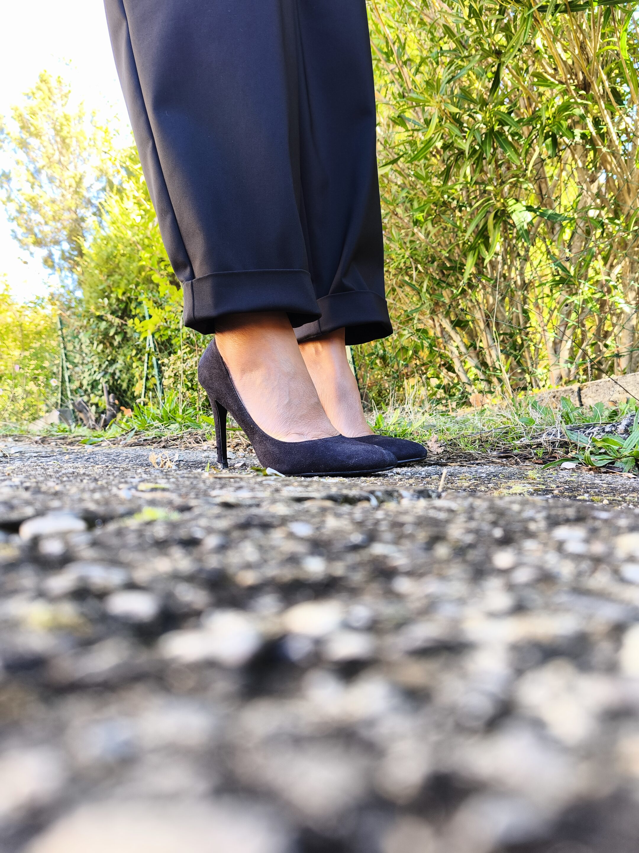 pantalon avec revers