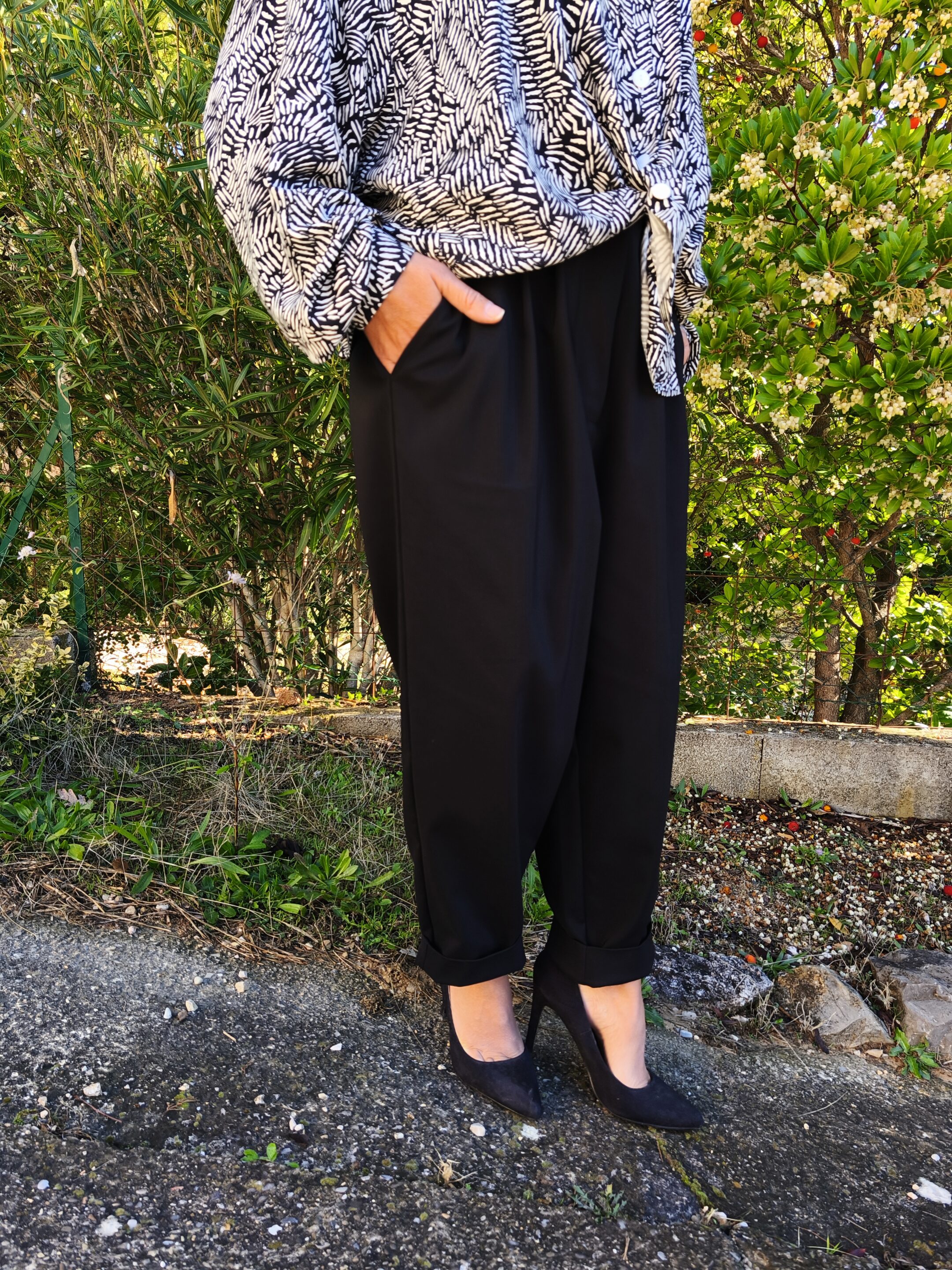 zoom sur pantalon élisa