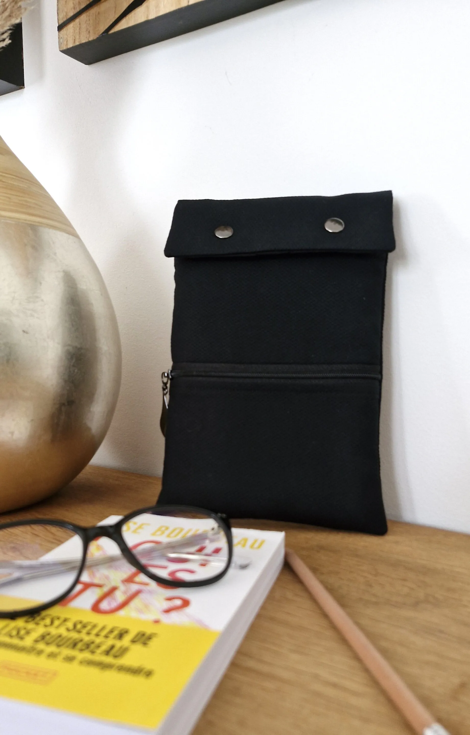 pochette de livre noire