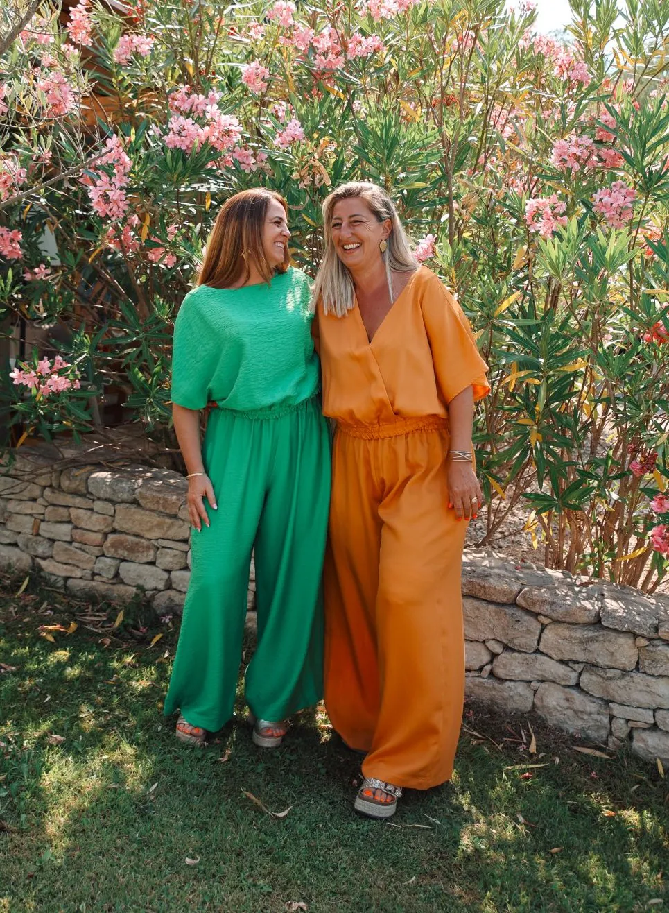 Pantalon Nelya ample et blouse Amand réversible