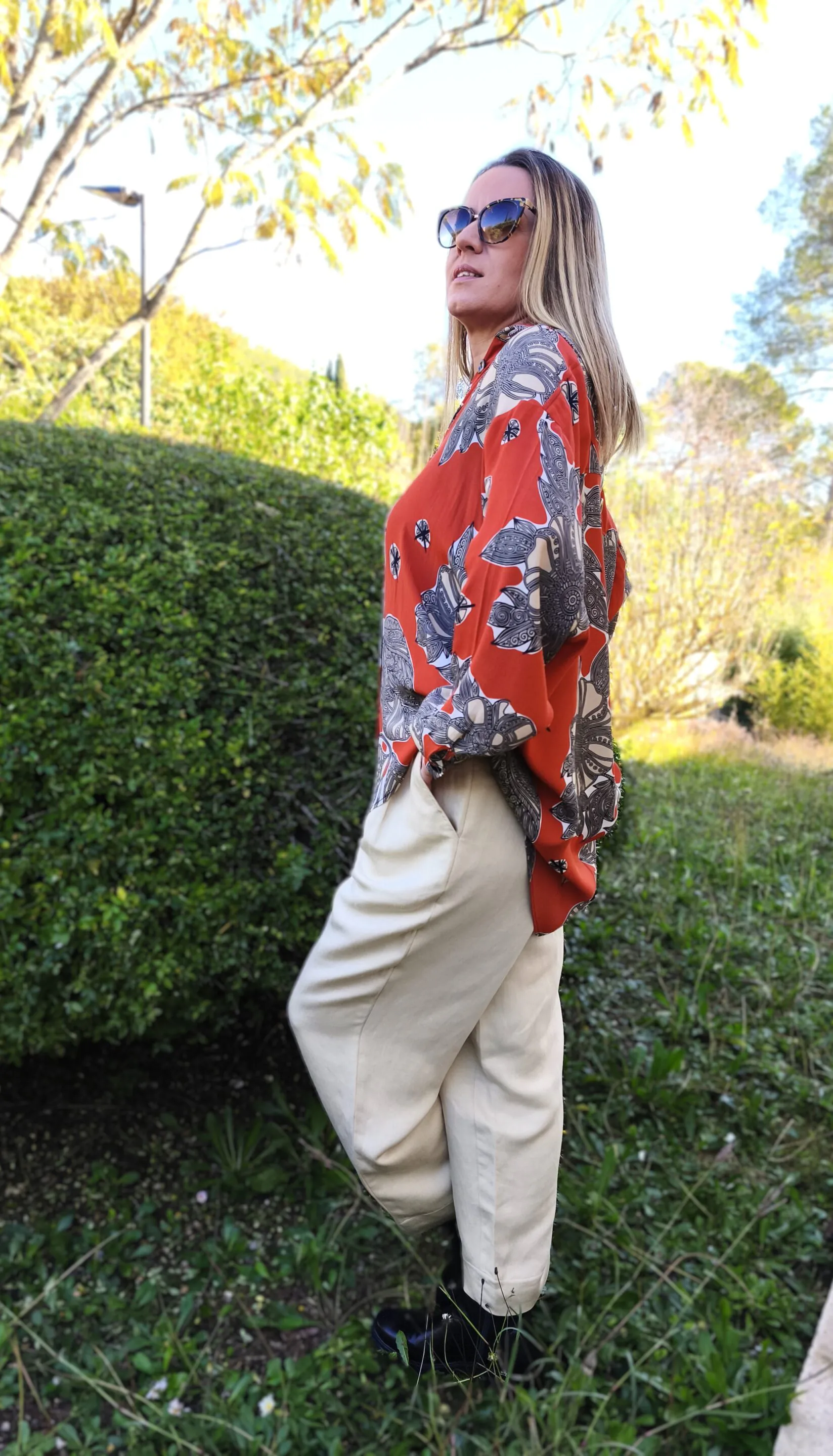 pantalon élisa coupe carotte