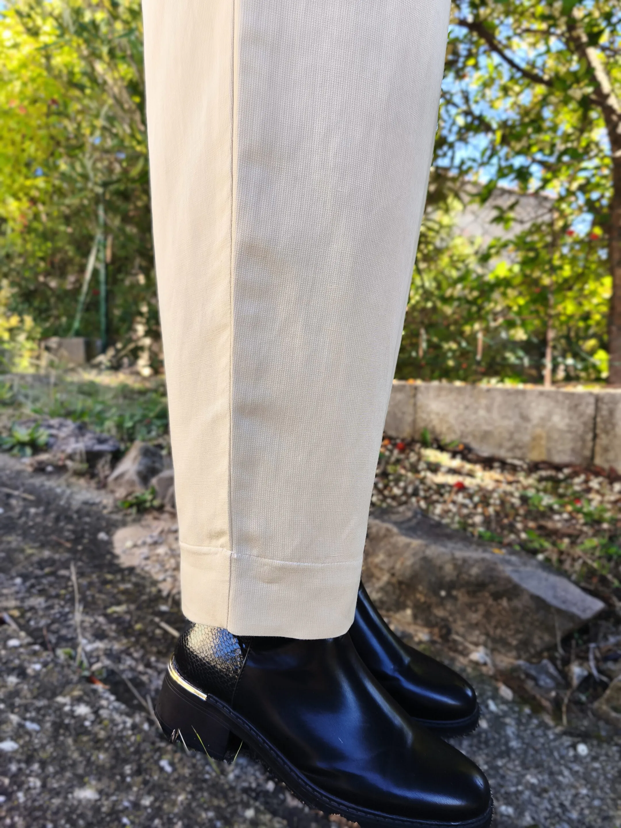 zoom pantalon élisa sans ourlet