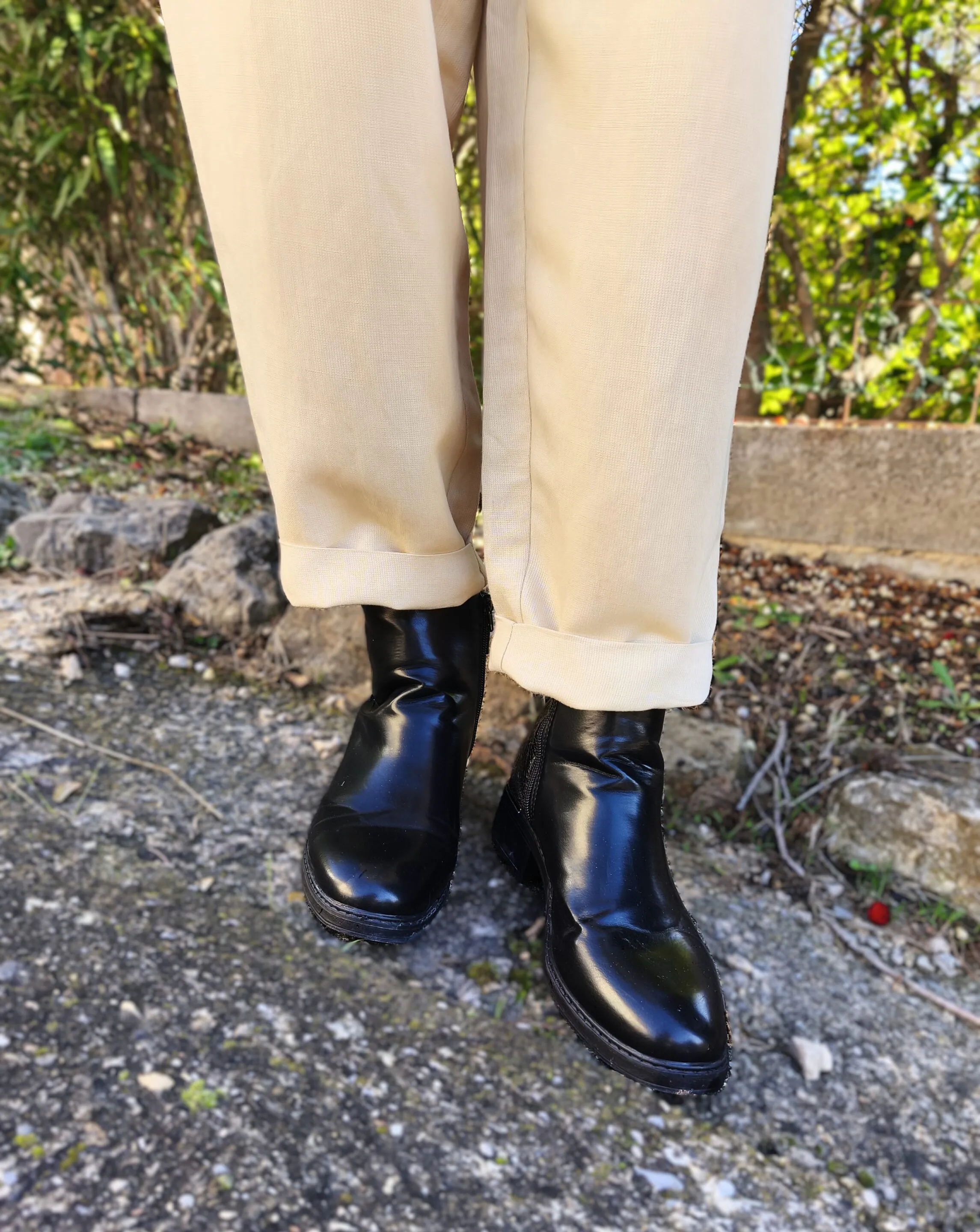 pantalon ourlet préformé