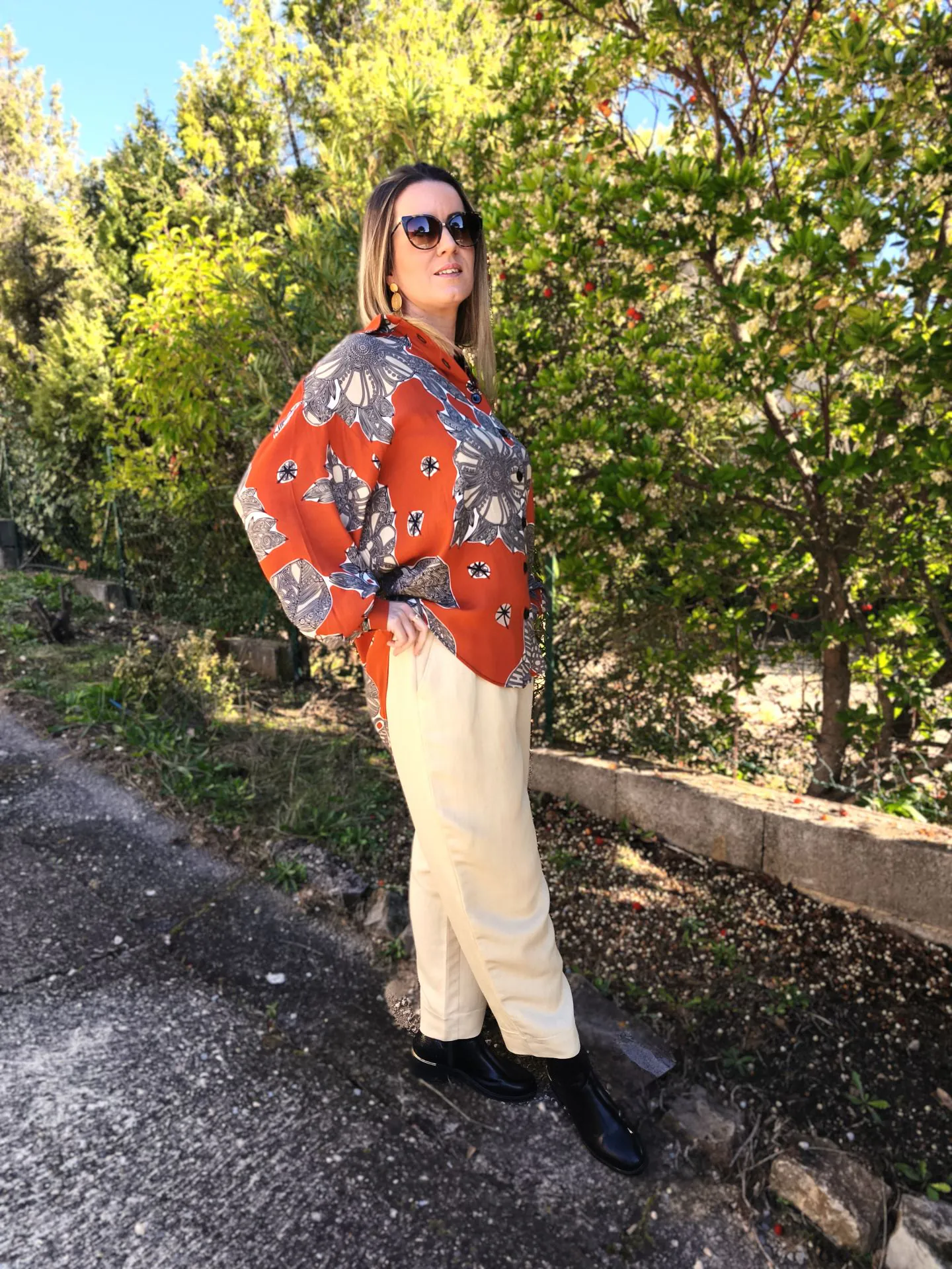 chemise fluide et ample