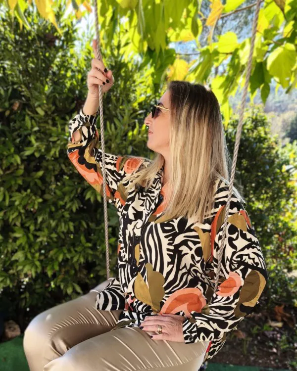 chemise chris multicolor imrpimé floral