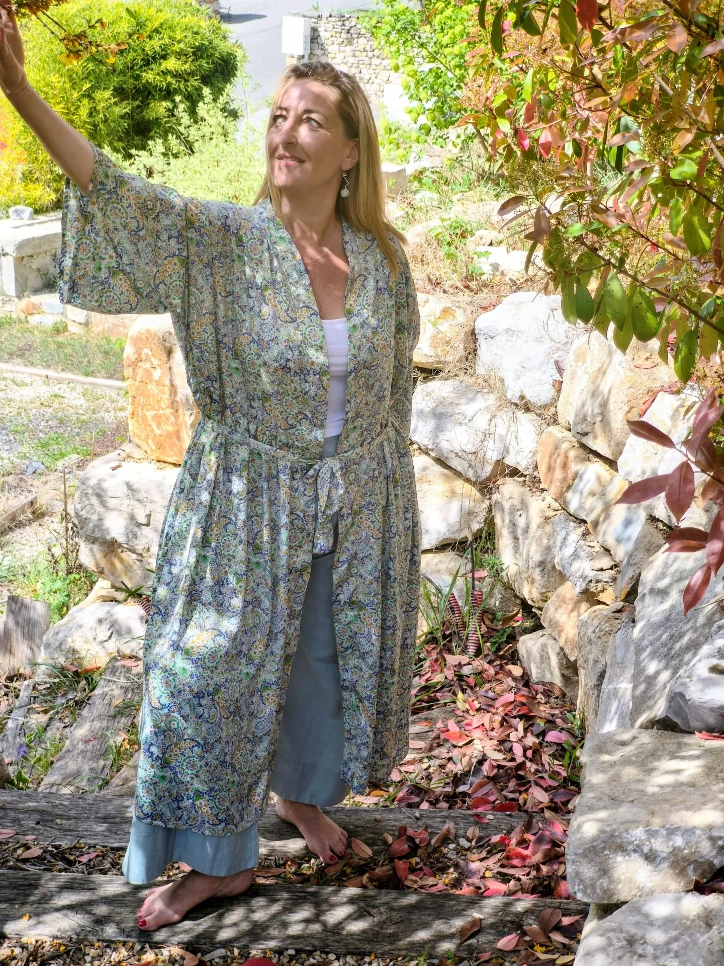 kimono robe alma léger